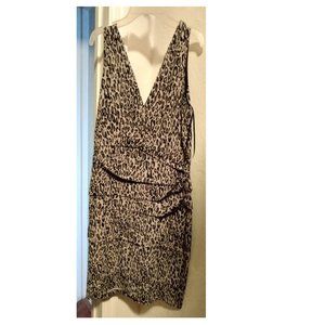 NEW Sweet Storm Cocktail Dress- Gray Cheeta